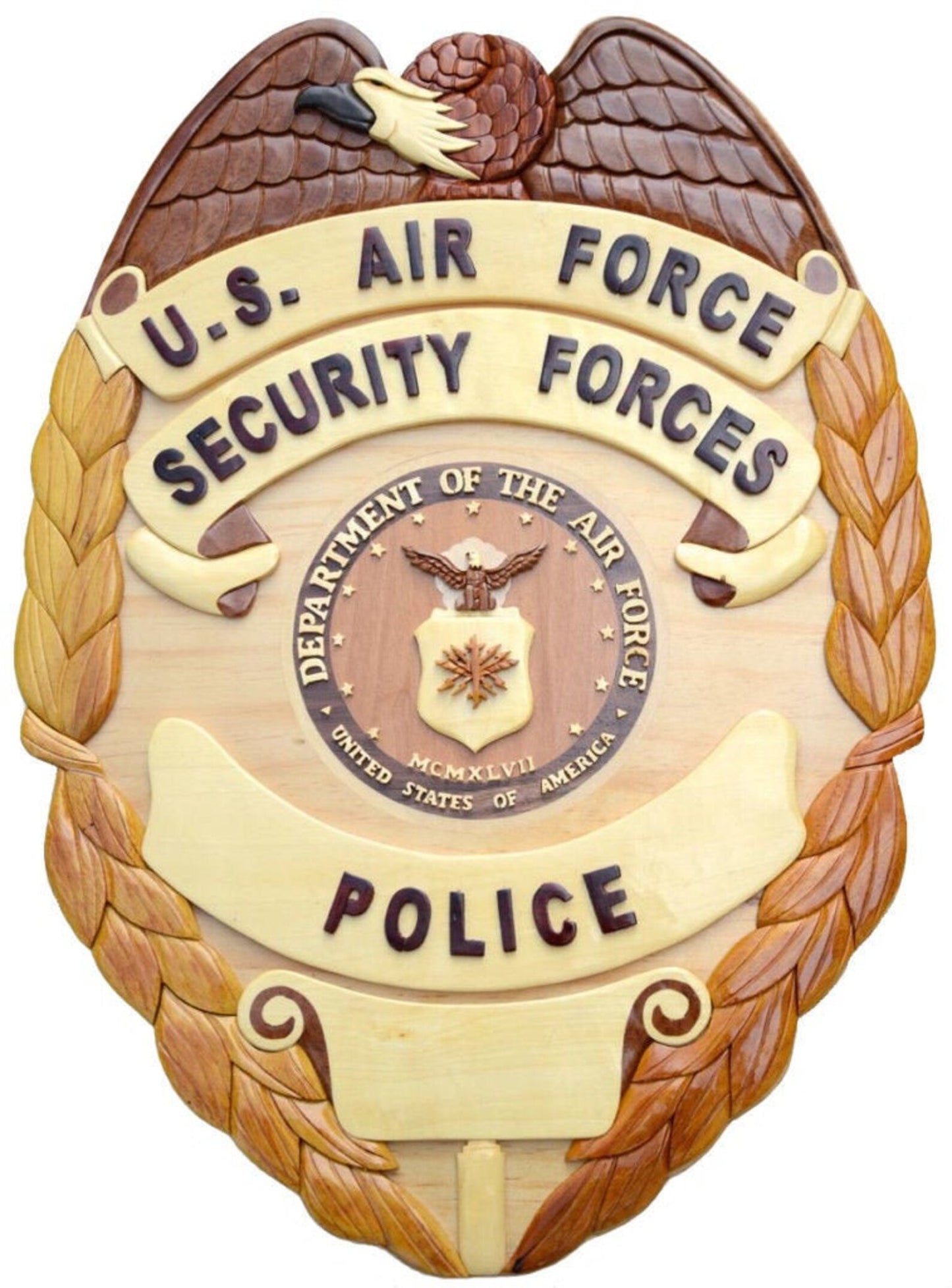 AIR FORCE DAF SECURITY FORCES POLICE BADGE