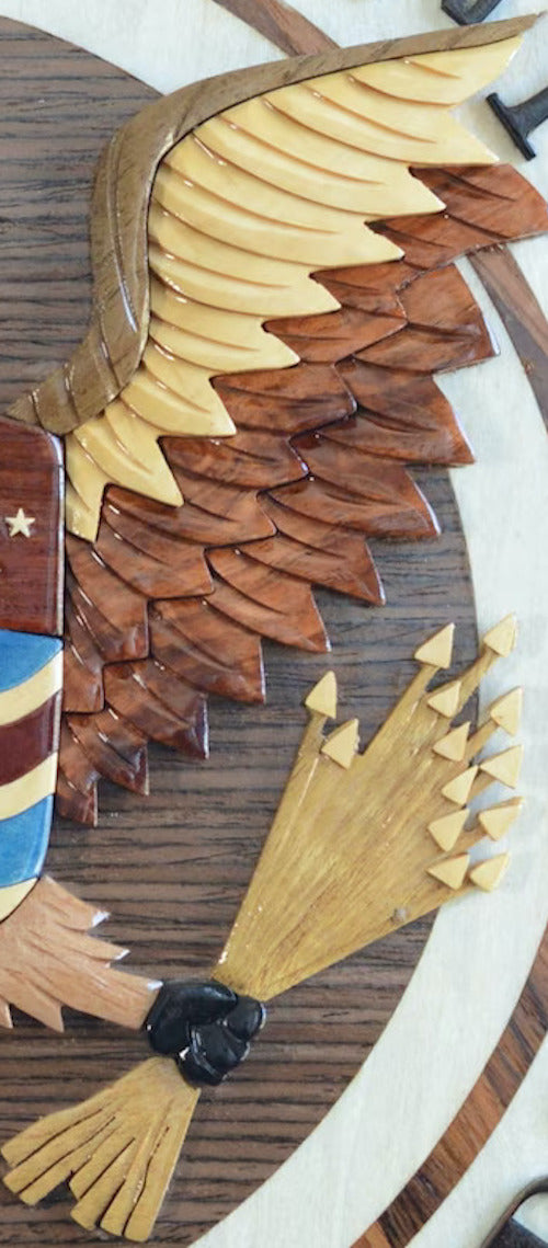 DEPARTMENT OF HOMELAND SECURITY SEAL DHS WOOD ART