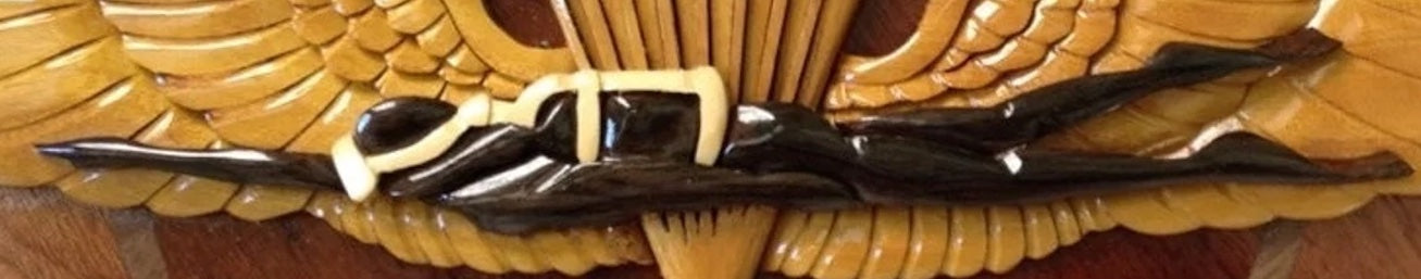 USMC FORCE RECON PLAQUE - MARINE CORPS WOOD ART