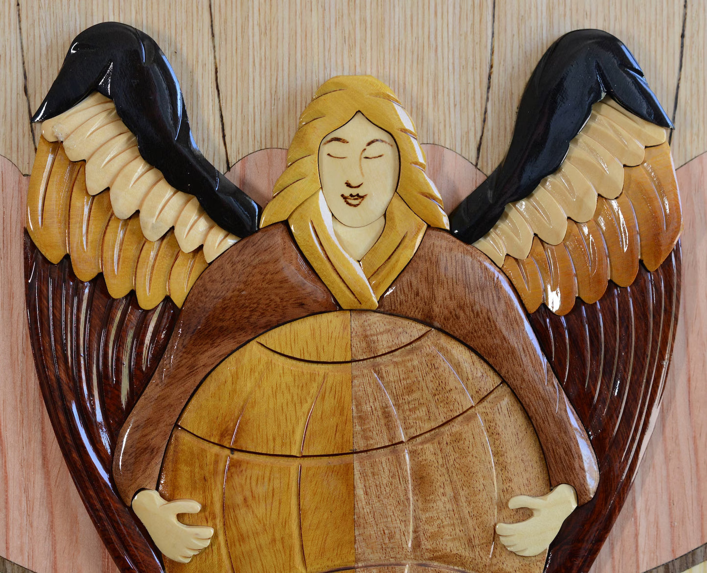 AIR FORCE PARARESCUE PJ EMBLEM WOOD ART