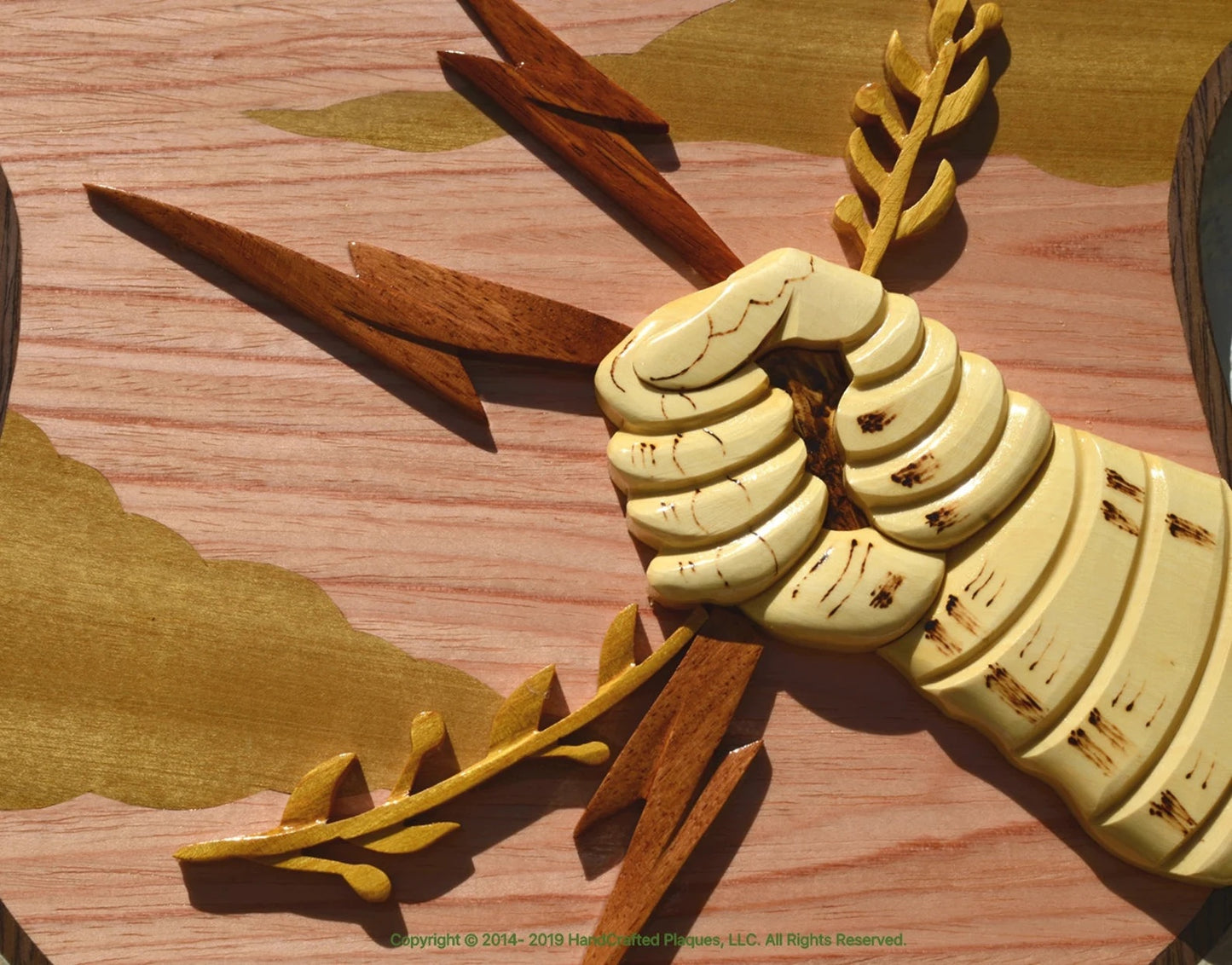 STRATEGIC AIR COMMAND WOOD ART PLAQUE