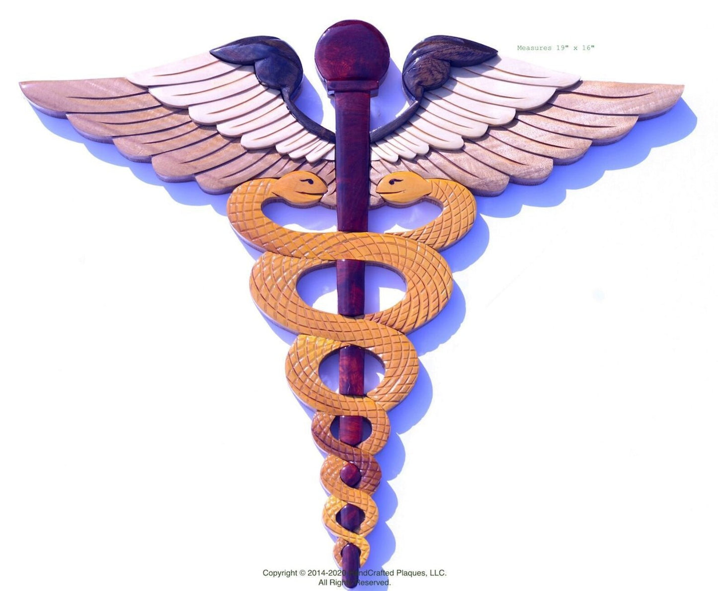 NAVY HOSPITAL CORPSMAN WOOD ART PLAQUE