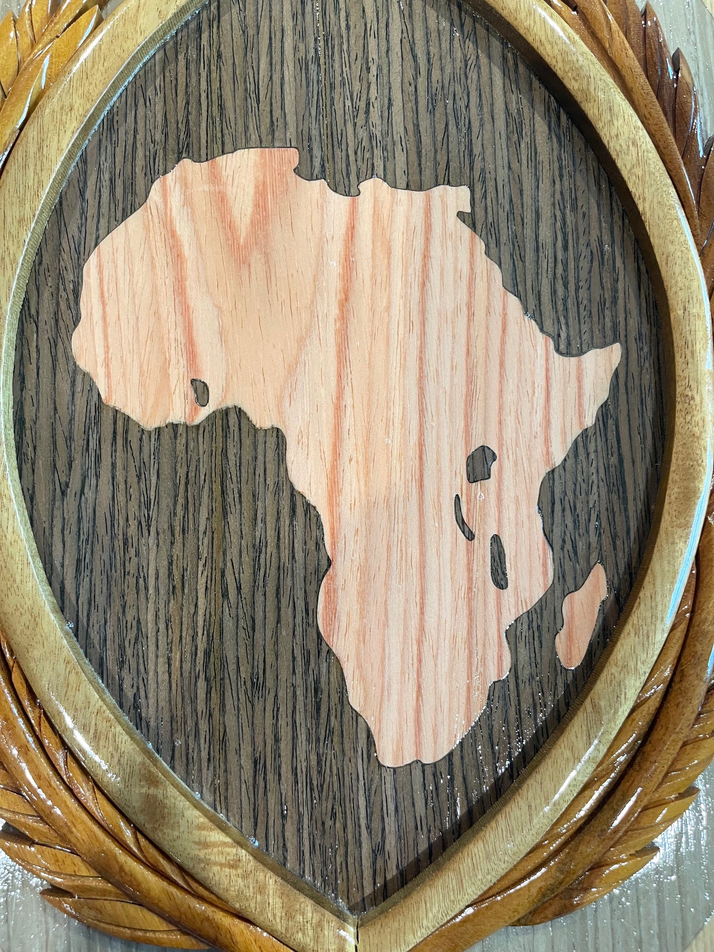 AFRICA COMMAND - AFRICOM - WOOD ART PLAQUE