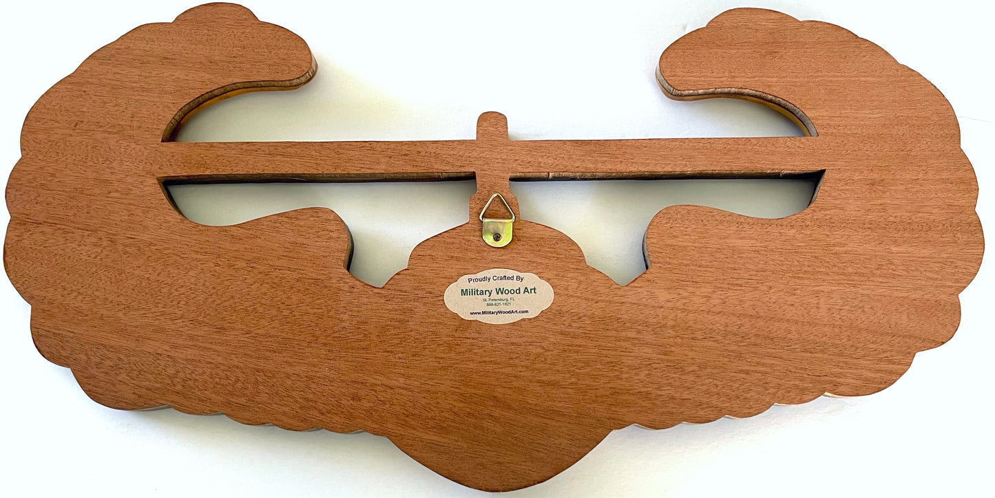 AIR ASSAULT EMBLEM Wood Art Plaque