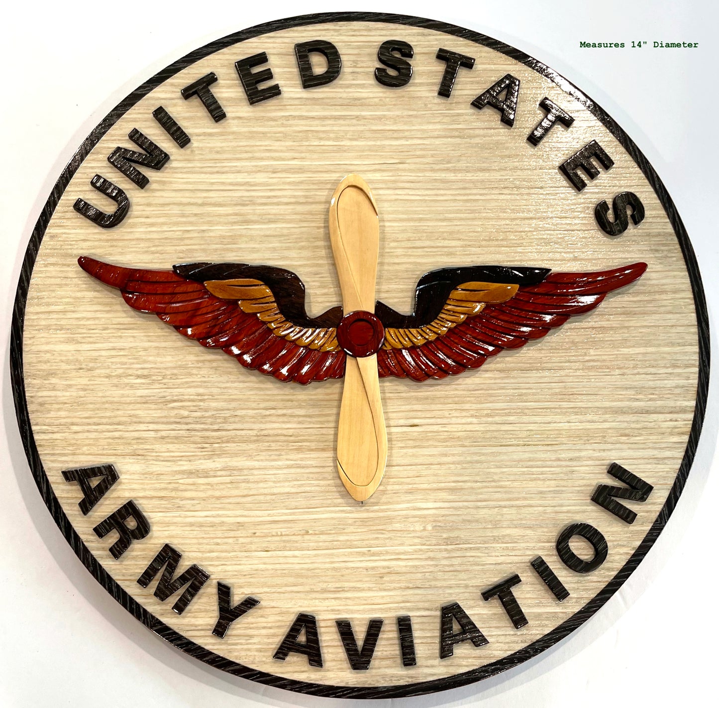 AVIATION BRANCH PLAQUE, AVIATION CREST INSIGNIA