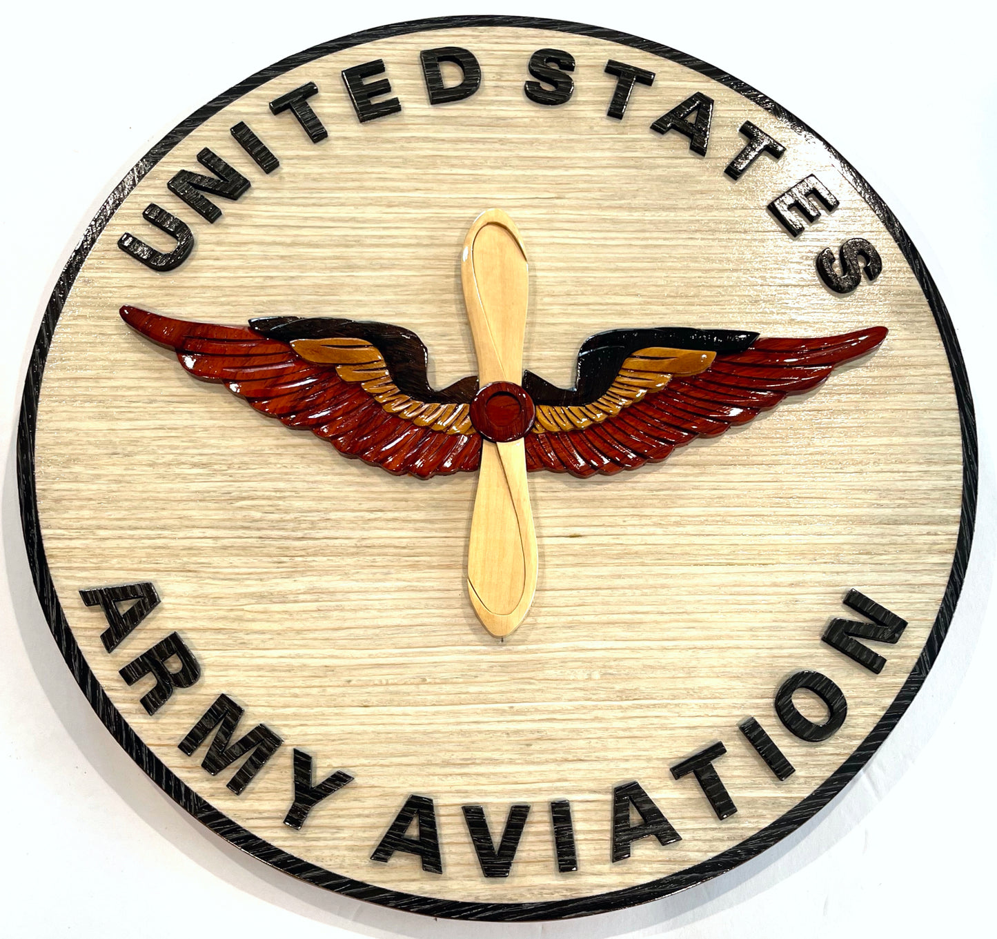 AVIATION BRANCH PLAQUE, AVIATION CREST INSIGNIA