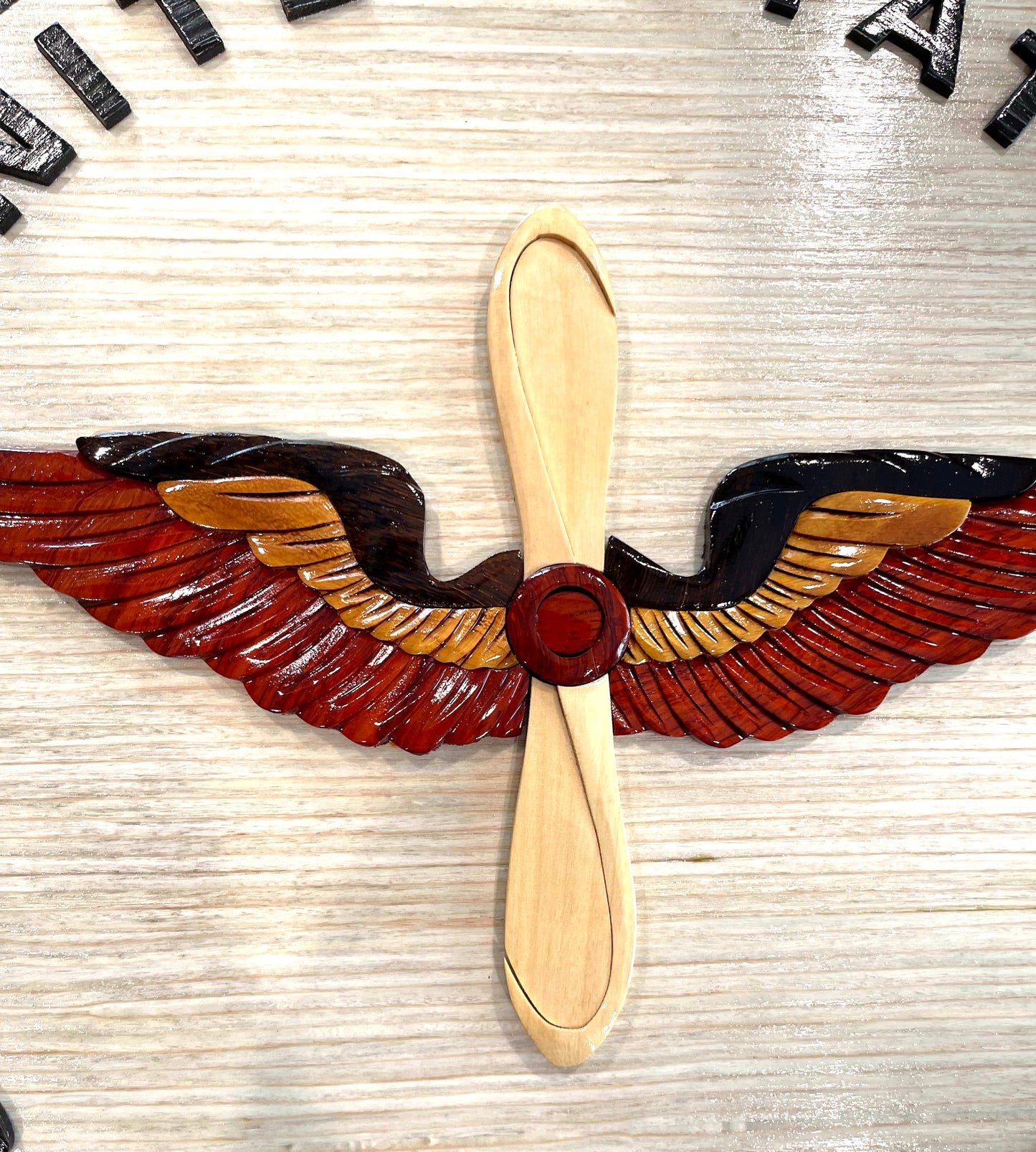 AVIATION BRANCH PLAQUE, AVIATION CREST INSIGNIA