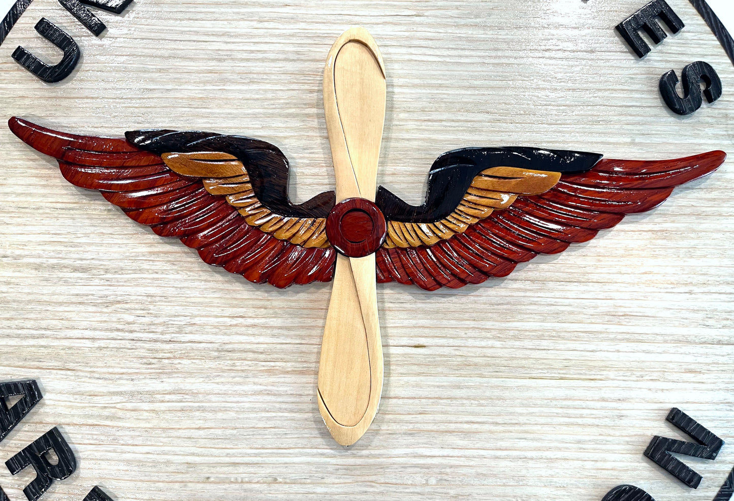 AVIATION BRANCH PLAQUE, AVIATION CREST INSIGNIA