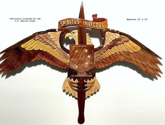 Marine Corps RAIDER Insignia Wood Art