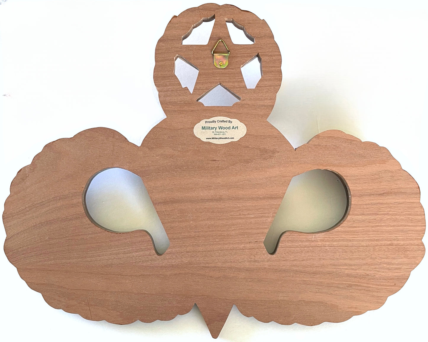 Military MASTER JUMP WINGS Wood Art Plaque