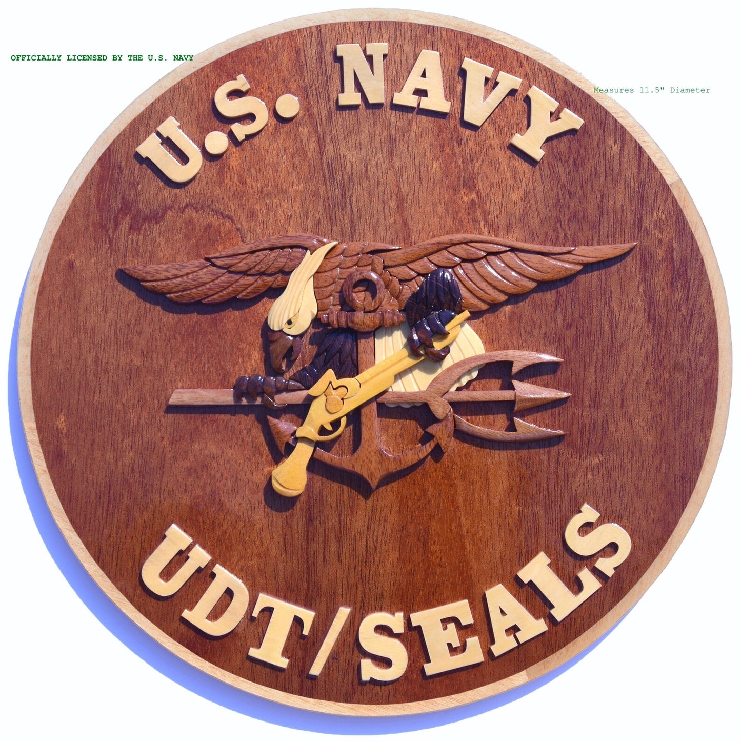 NAVY UDT/SEALS EMBLEM WOOD ART