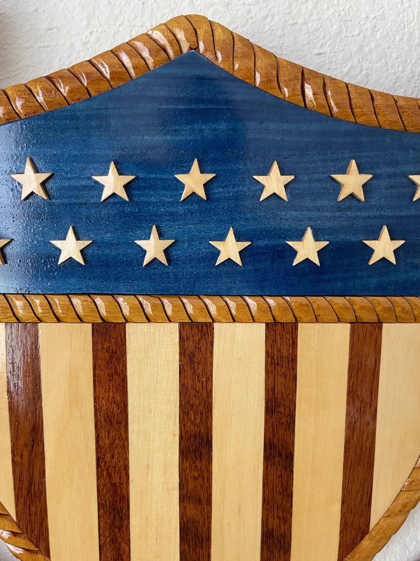 COAST GUARD OFFICER in CHARGE ASHORE Wood Art