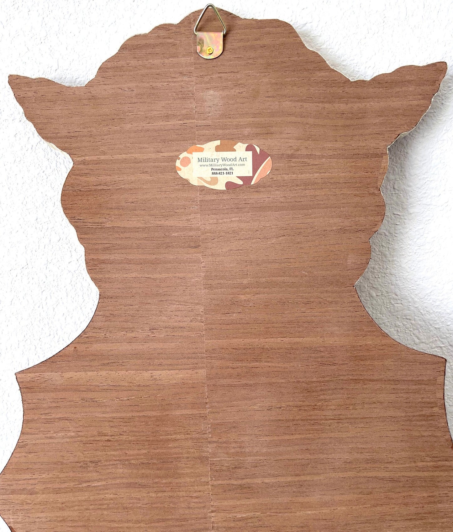 USAF SECURITY POLICE BADGE WOOD ART PLAQUE