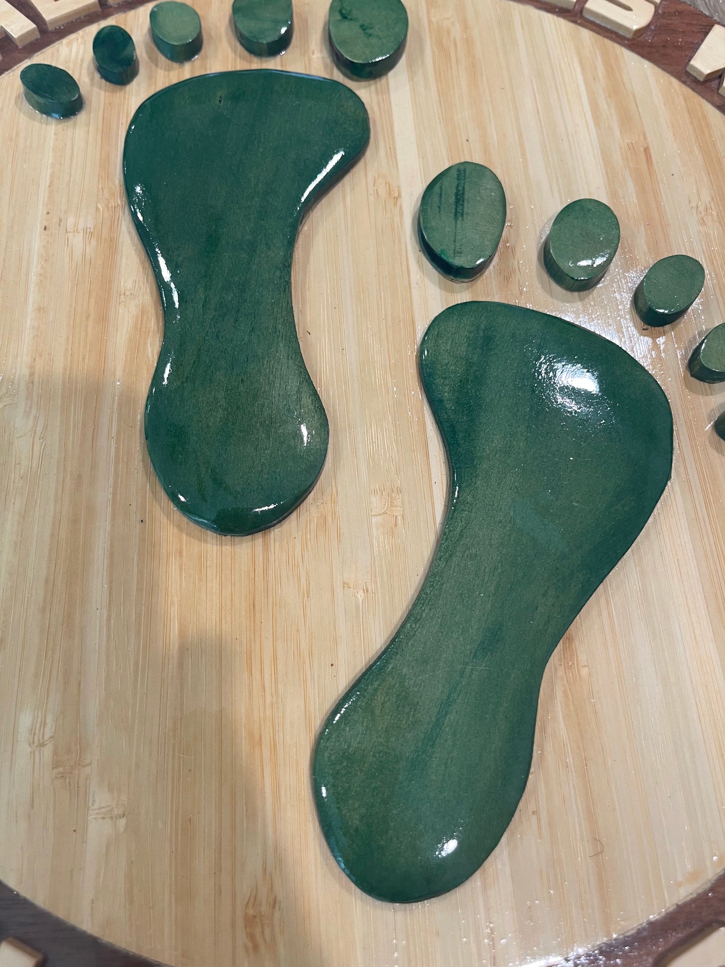 Air Force Combat Rescue JOLLY GREEN FEET (5 Toes)