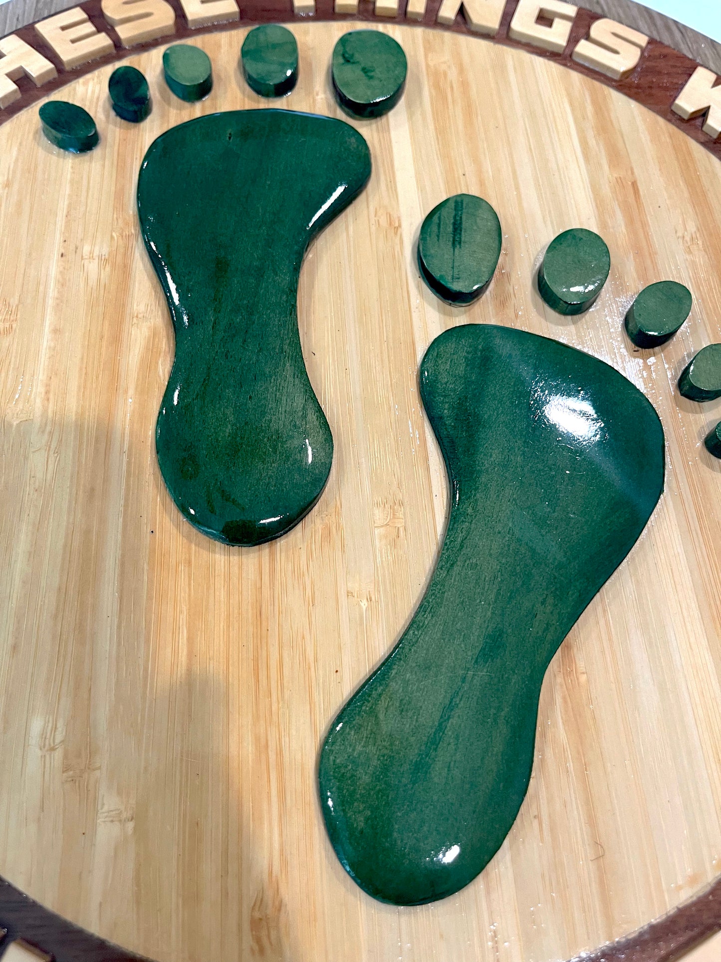 Air Force Combat Rescue JOLLY GREEN FEET (5 Toes)