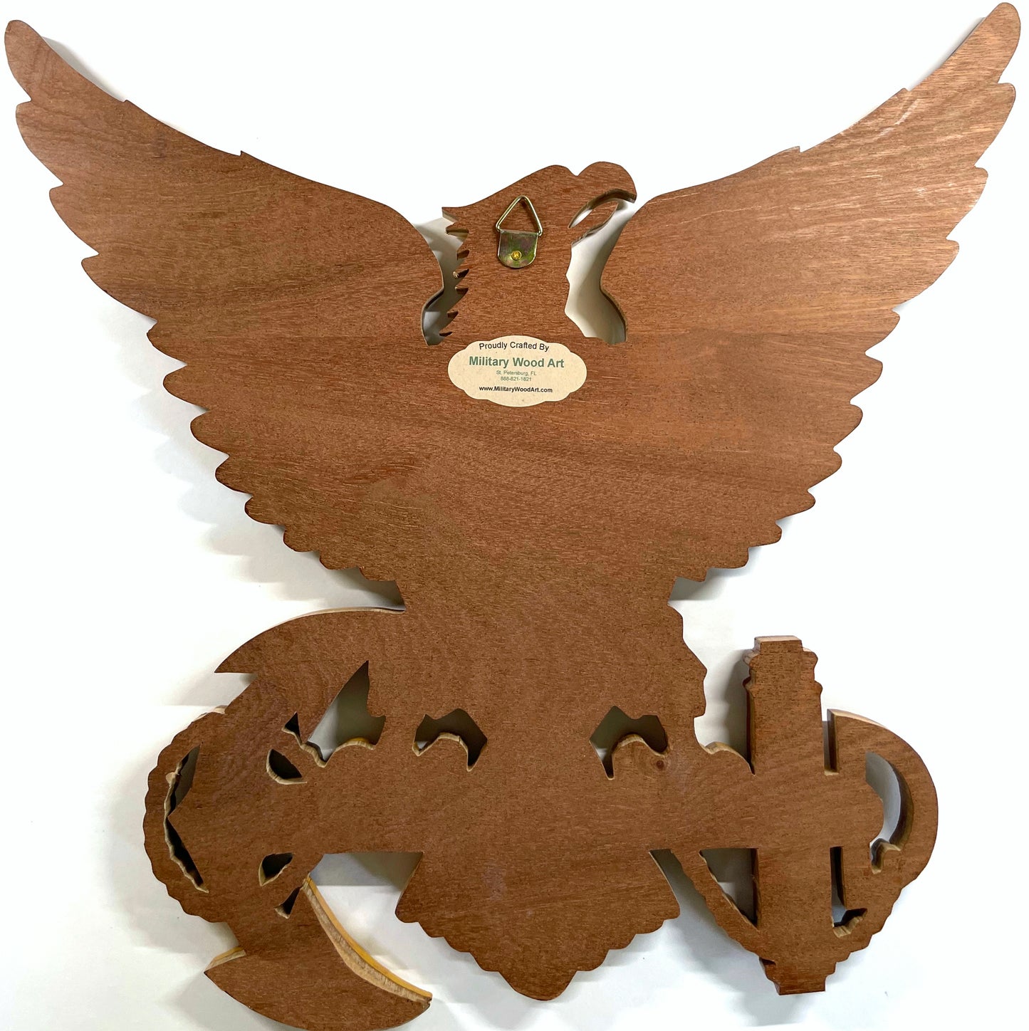 COAST GUARD OFFICER EMBLEM Wood Art