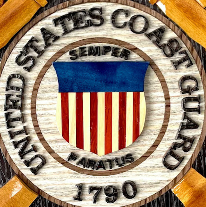 COAST GUARD RETIRED Wood Art