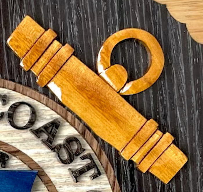 COAST GUARD RETIRED Wood Art