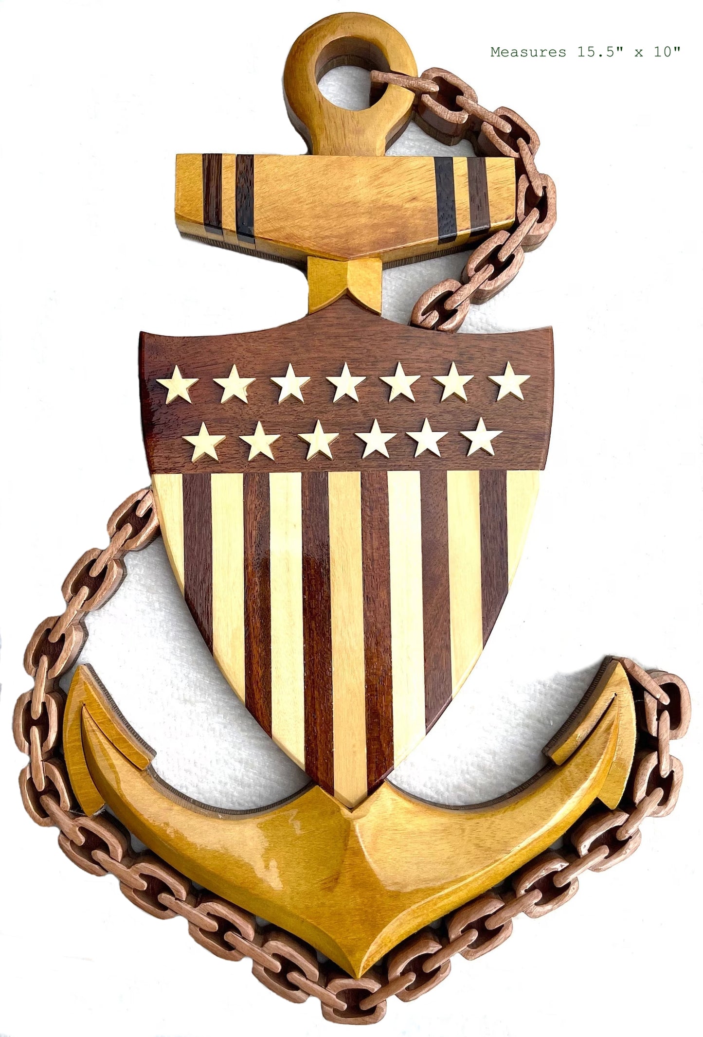 CHIEF PETTY OFFICER EMBLEM Wood Art - Chiefs Anchor