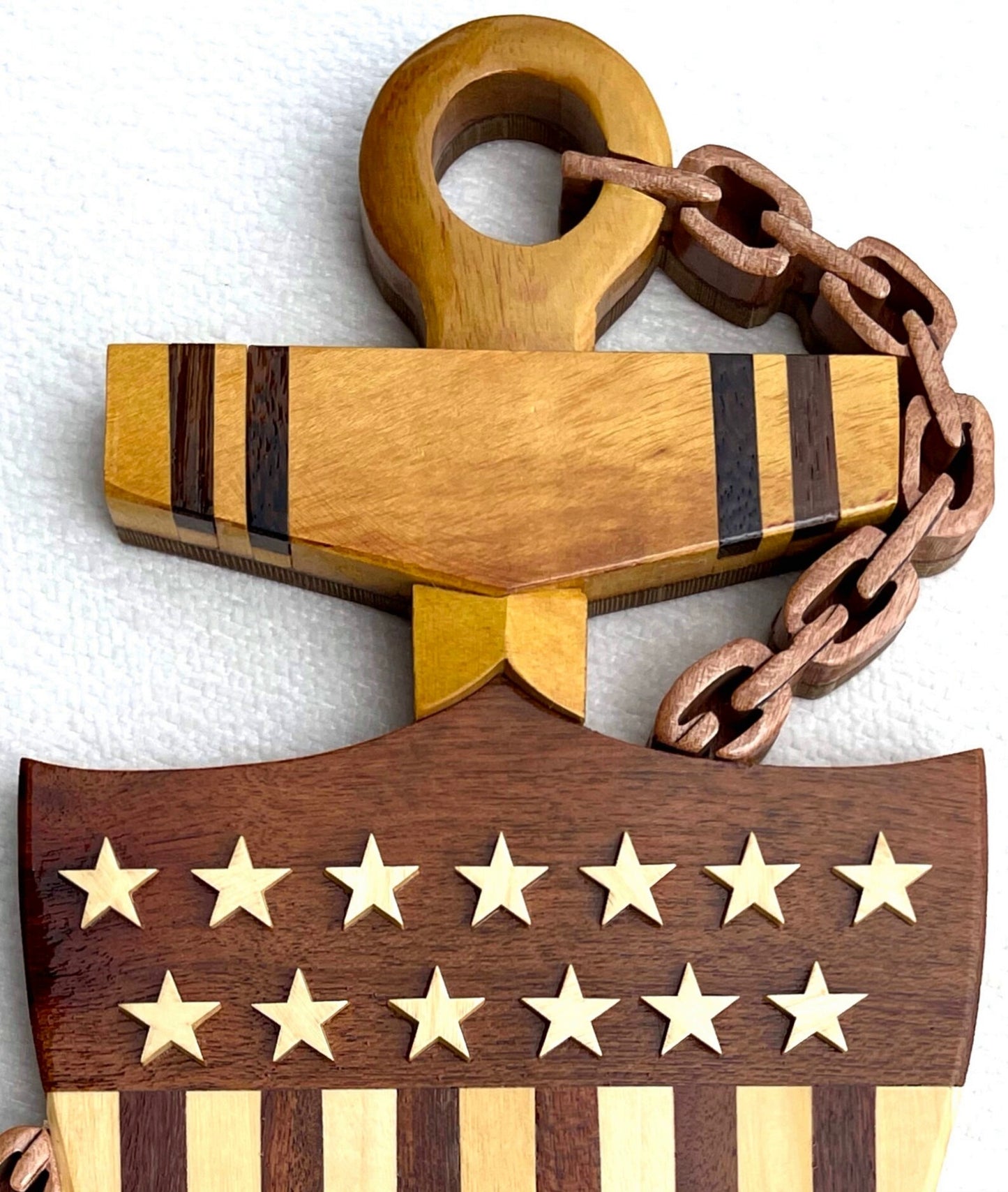 CHIEF PETTY OFFICER EMBLEM Wood Art - Chiefs Anchor