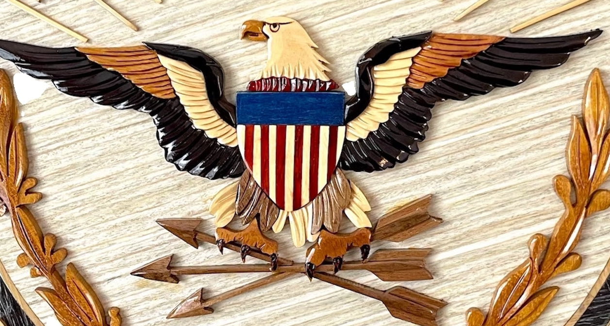 DEPARTMENT OF DEFENSE SEAL (DOD) WOOD ART