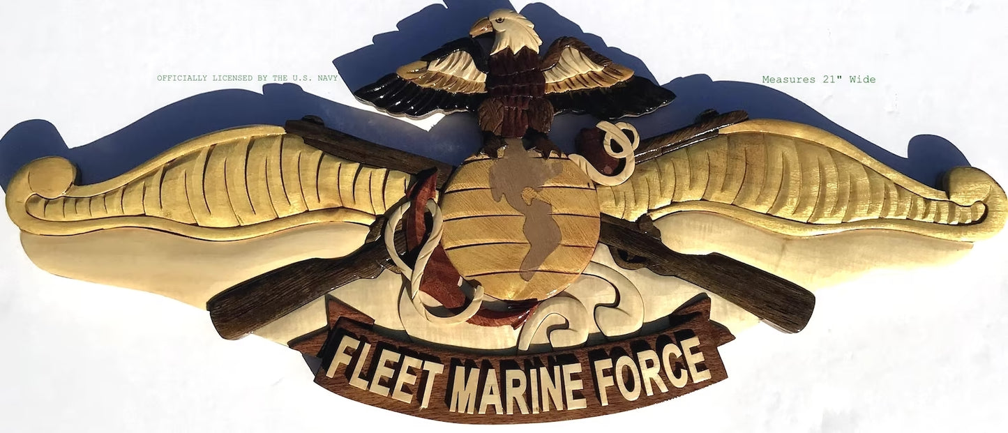 NAVY FLEET MARINE FORCE BADGE