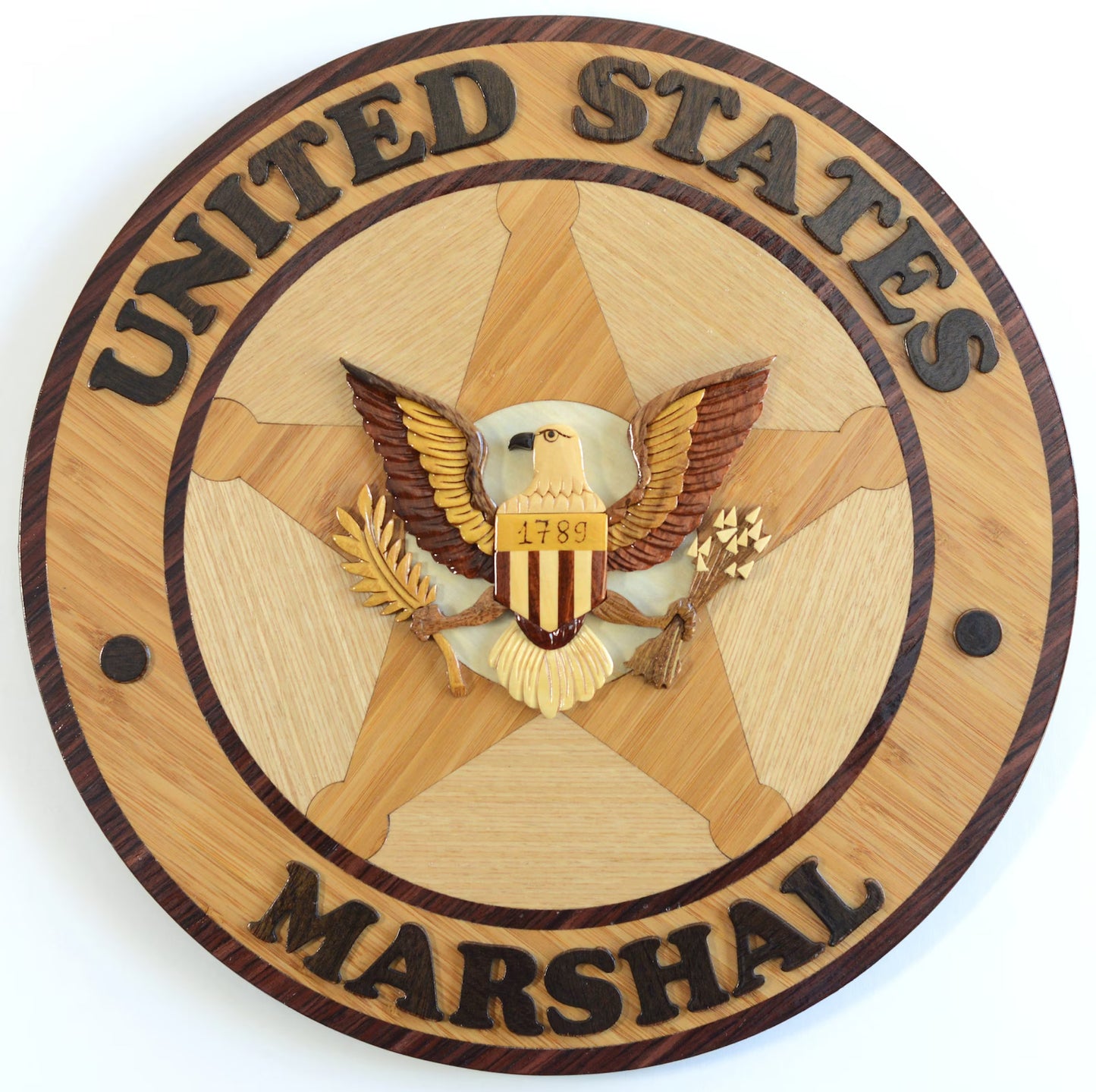 U.S. MARSHAL STAR BADGE EMBLEM