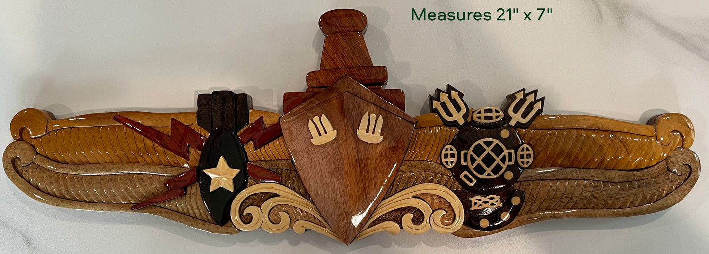 Navy Special Operations (SPECOPS) Warfare Insignia Wood Art