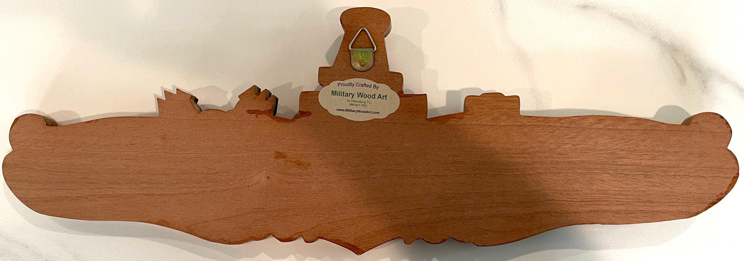 Navy Special Operations (SPECOPS) Warfare Insignia Wood Art