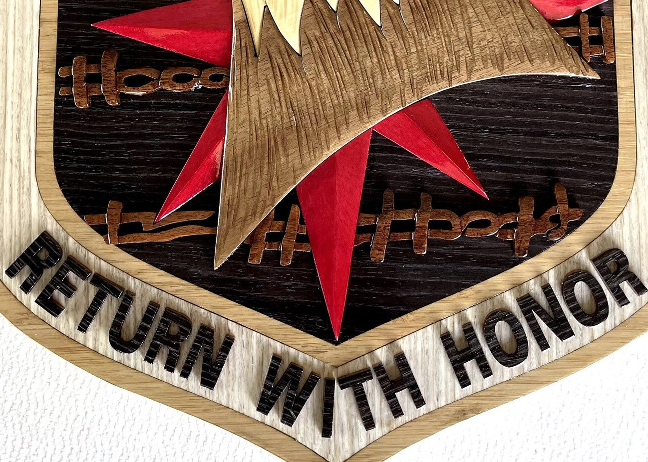 USAF SERE "RETURN WITH HONOR" WOOD ART