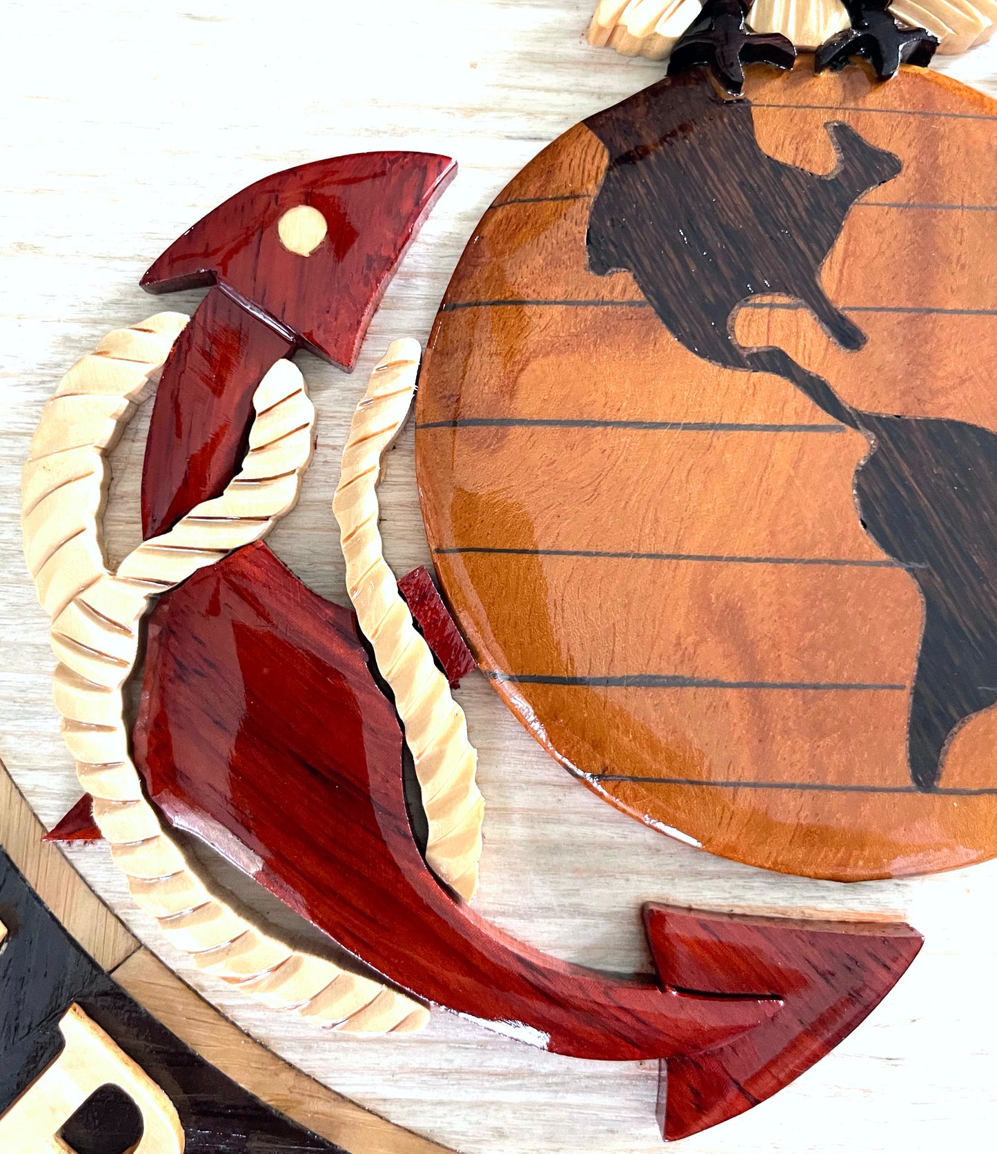 MARINE CORPS EMBLEM Wood Art