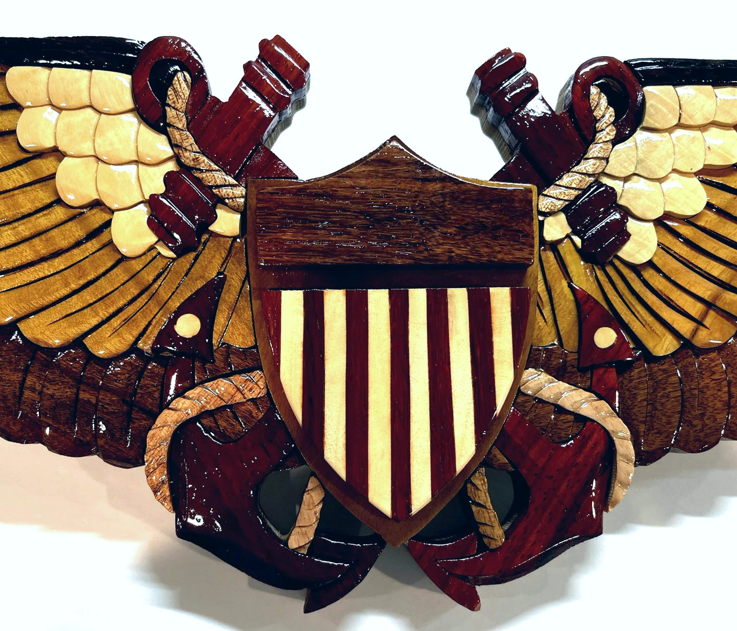 NAVAL FLIGHT OFFICER WINGS WOOD ART