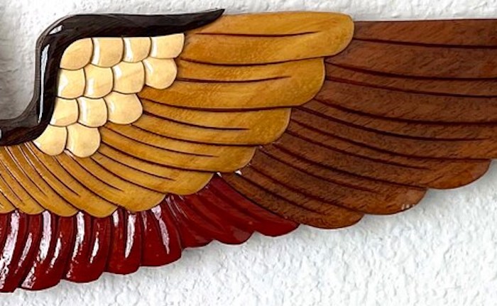 NAVY FLIGHT NURSE WINGS WOOD ART