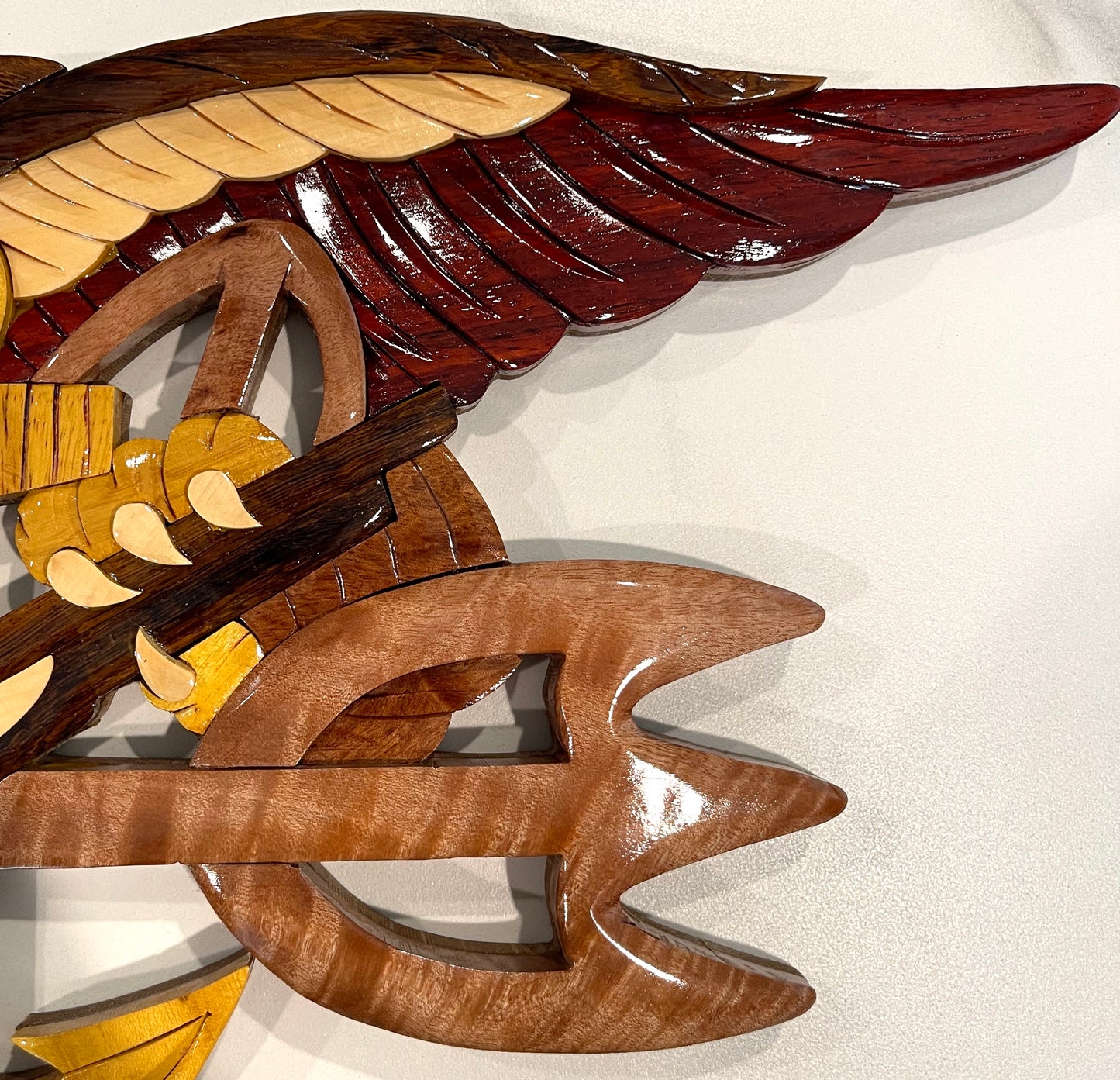 NAVY SPECIAL WARFARE Insignia - SEAL TRIDENT Wood Art