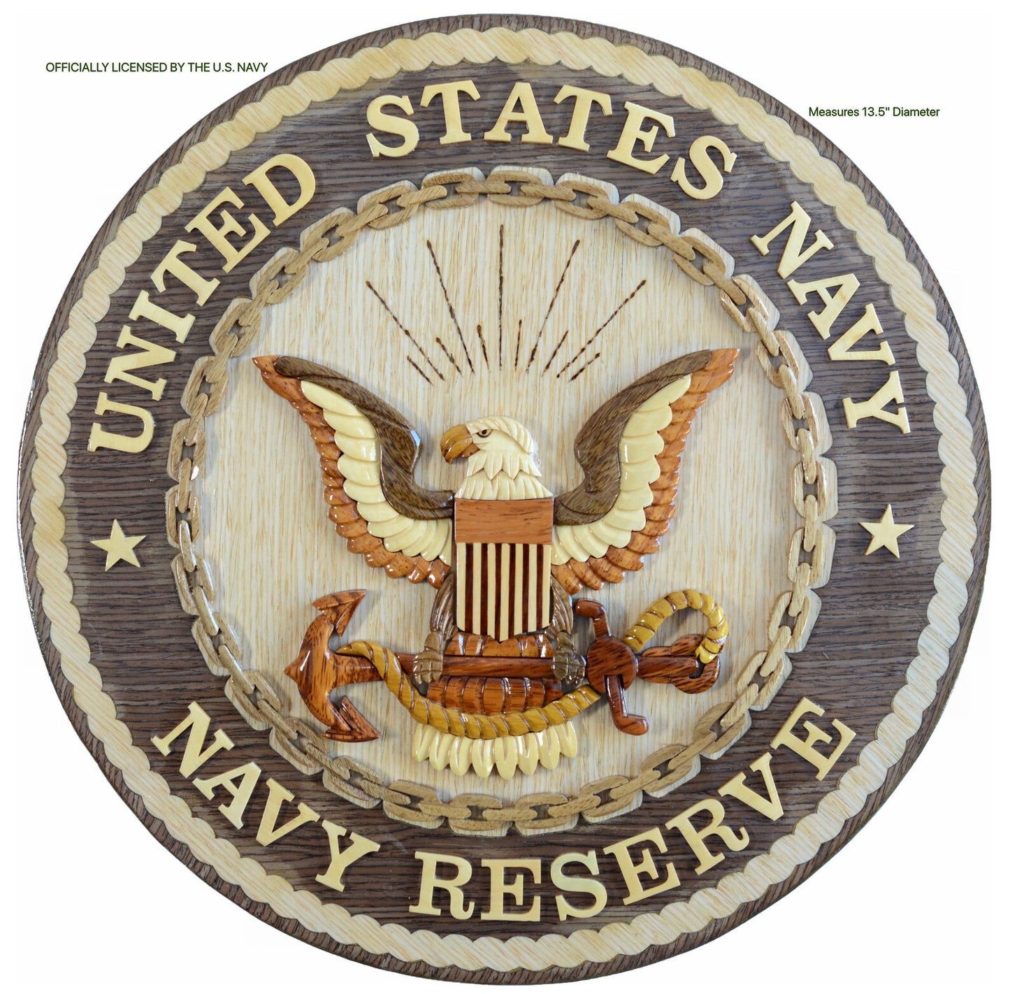 NAVY RESERVE WOOD ART PLAQUE