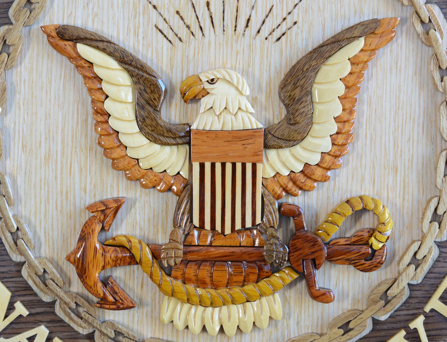 NAVY RESERVE WOOD ART PLAQUE