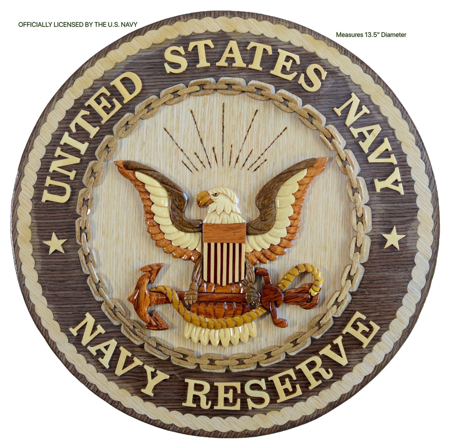 NAVY RESERVE WOOD ART PLAQUE